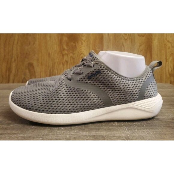 Crocs LiteRide Mesh Shoes Mens Size 8 Gray - Picture 3 of 12